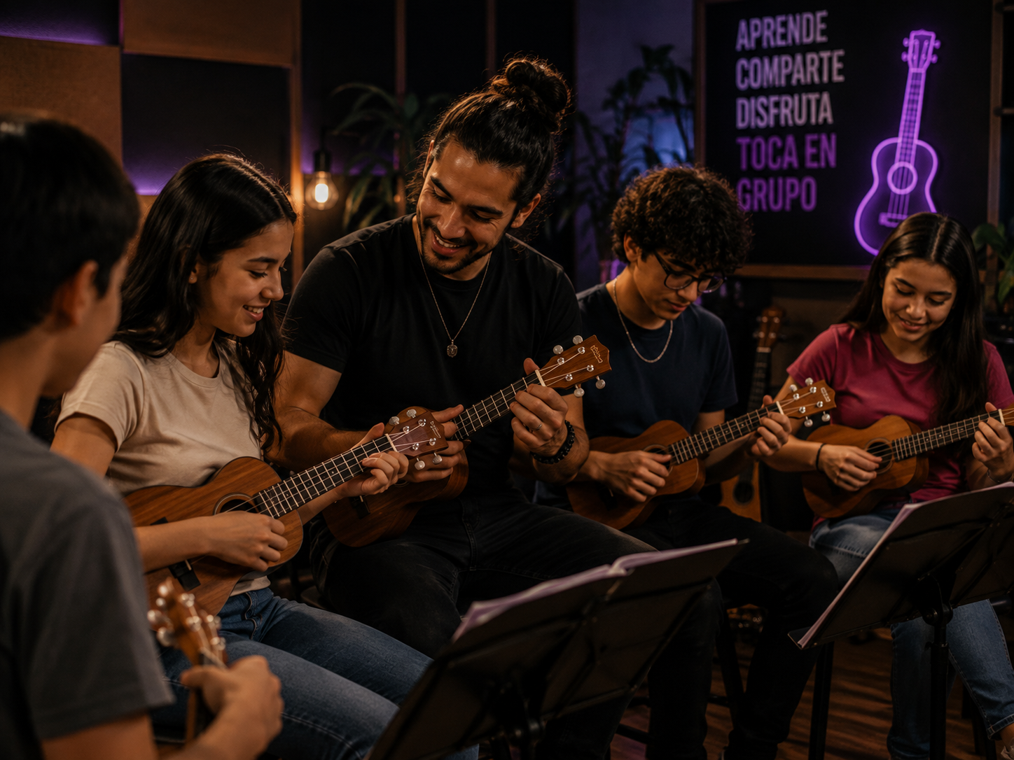 Clases de ukelele y vientos
